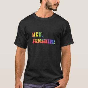 Hee Sunshine Retro Cool 1970s Slang Disco Era T-shirt