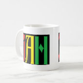 heeft een beker van JAHva Koffiemok (Voorkant links)