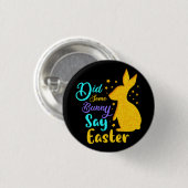Heeft een Bunny Pasen gezegd? Ronde Button 3,2 Cm (Voorkant /achterkant)