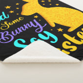 Heeft een Bunny Pasen gezegd? Sherpa Deken (3/4)