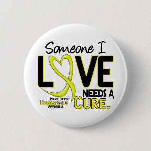 Heeft een Cure 2 Hydrocephalus nodig Ronde Button 5,7 Cm