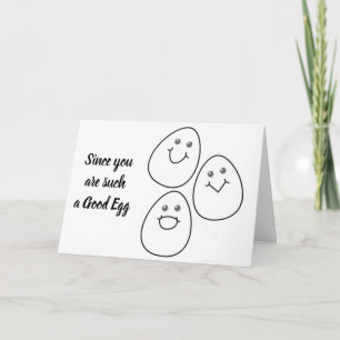 ****HEEFT GEMAKKELIJKER** TOT A *** GOED EGG*** FEESTDAGEN KAART