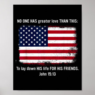 Heeft grotere liefde dan deze_ om zijn leven neer  poster