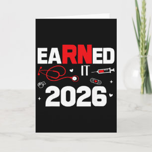 Heeft het verdiend 2026 Verpleegster Afstuderen Ve Kaart