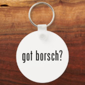 Heeft hij borsch? sleutelhanger (Voorkant)
