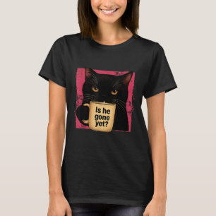 Heeft hij nog grappige politieke meme kat progress t-shirt