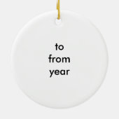 **HEEFT HO HO HO AAN U** CHRISTMAS ORNAMENT (Achterkant)