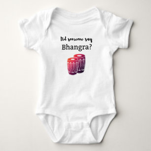heeft iemand gezegd dat bhangra baby outfit romper
