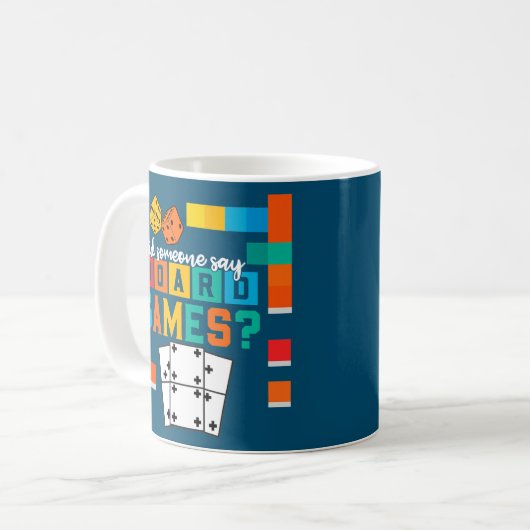 Heeft iemand gezegd dat er grappige spellen waren? koffiemok (Voorkant links)