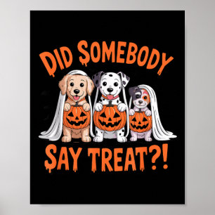 Heeft iemand gezegd dat het tijd is voor spookhond poster