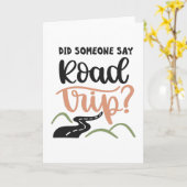 Heeft iemand gezegd dat je onderweg bent? kaart (Gele Bloem)