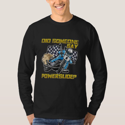Heeft iemand powerslide gezegd voor een flat track t-shirt (Voorkant)