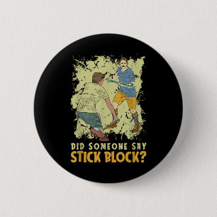 Heeft iemand Stick Block gezegd - Teamveld Hockey Ronde Button 5,7 Cm