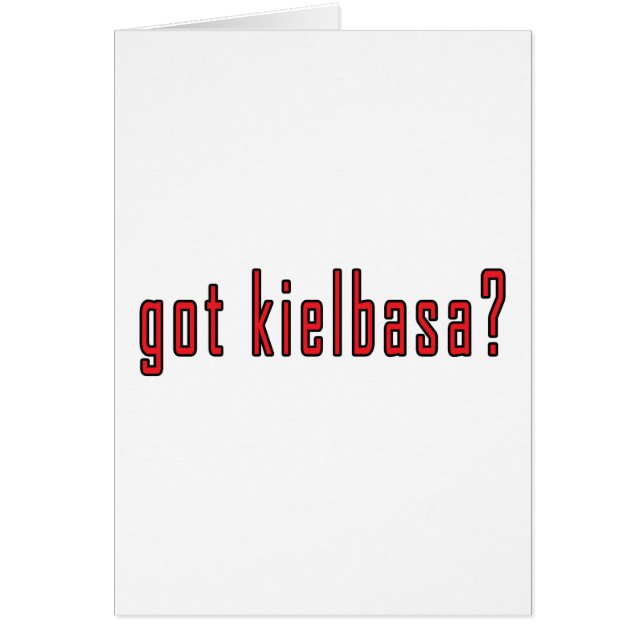 Heeft kielbasa ? (Voorkant)
