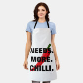 Heeft meer Chili nodig Schort (Gedragen)