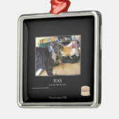 heeft metalen ornament (Links)