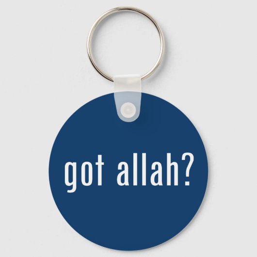 Heeft u allah ? sleutelhanger (Voorkant)
