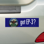 Heeft u EP3? Bumpersticker (Op auto)