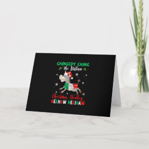 HEEHAW De Kerst-ezel Ezel Liefhebbers Cadeaus Kaart
