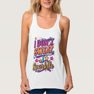 Heel cool Ik zweet niet Ik sprankel Workout Gym Tanktop