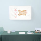 heel dapper kind met kanker spandoek (Beurs)