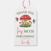 Heel erg bedankt! Fairy Garden Mushroom House Cadeaulabel (Voorkant)