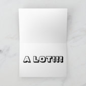 Heel erg bedankt! kaart (Binnen)