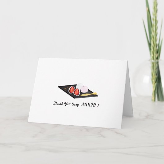 Heel erg bedankt MOCHI! Dubbele wenskaart Kaart (Voorkant)