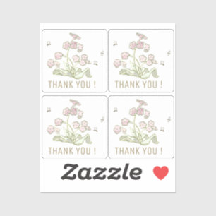 Heel erg bedankt, Stickers Wildflower Kleine bijen