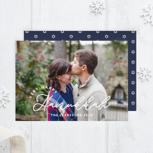 Heel Happy Hanukkah-Kaart Feestdagenkaart