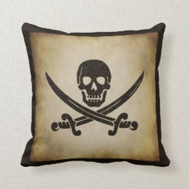 Heel het Sierkussen van Roger Pirate Flag