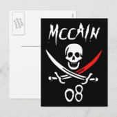 Heel McCAIN 08 {het Uiteinde van het Bloed} Feestdagenkaart (Voorkant / Achterkant)