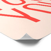 Heel motivatie inscriptie: je bent zeer specifiek poster (Hoek)