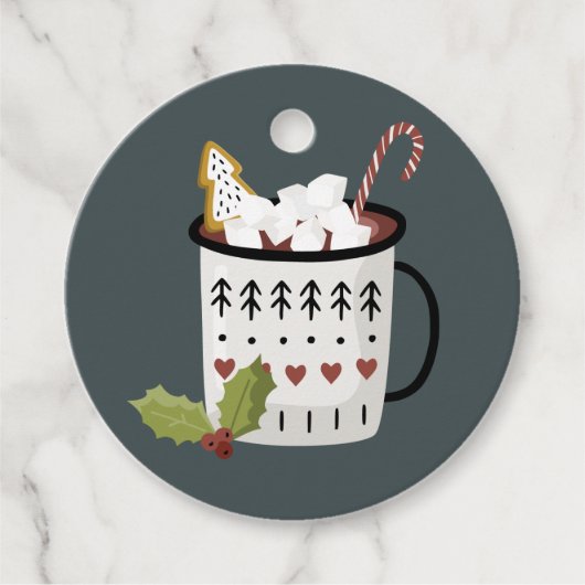 Heel prettig kerstfeest bedankjes labels (Voorkant)