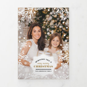 Heel prettig kerstfeest. Multi Photo Holiday Kaart