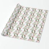 Heel prettige kerstboer. cadeaupapier (Uitgerold)