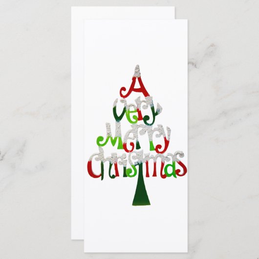 Heel prettige kerstboom (Voorkant / Achterkant)