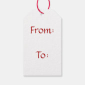 Heel prettige kerstboom cadeaulabel (Achterkant)