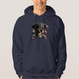 Heel Roger Pirate Skull Hoodie