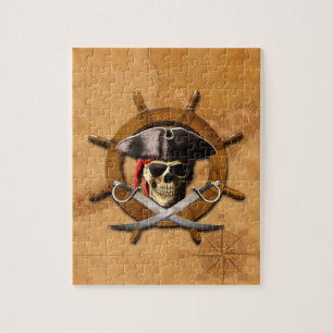 Heel Roger Pirate Wheel Legpuzzel