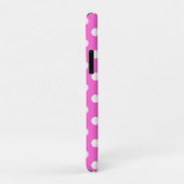 Heel Roze & Witte Stippen Stip Case-Mate iPhone Case (Achterkant/rechts)