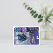 HEEL TEGEN. M.O.C. VISITEKAARTJES (Staand voorkant)