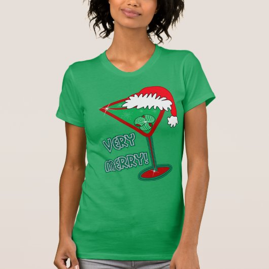 Heel vriendelijk! Shirt kerstMartini (Voorkant)