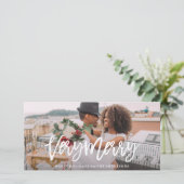 Heel vrolijk feestdagenkaart (Staand voorkant)