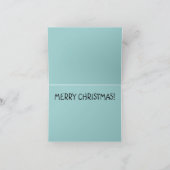 Heel Zwart Sinterklaas 2 Feestdagen Kaart (Binnen)