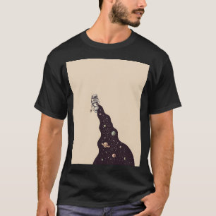 Heelal is Geweven T-shirt