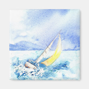 "Heeled Over" Magnet Magneet