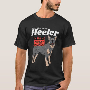 Heeler Australian Cattle Dog-fokontwerpen Dames T-shirt