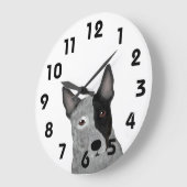 Heeler Wall Clock Grote Klok (Hoek)