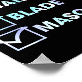 Heels Nails Blade Maa Funny Design Poster (Hoek)